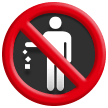 Emoji Dilarang Membuang Sampah Sembarangan Samsung