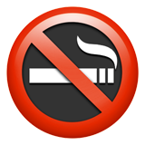 Emoji Dilarang Merokok Apple