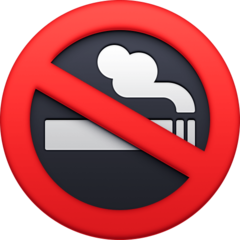 Emoji Dilarang Merokok Facebook
