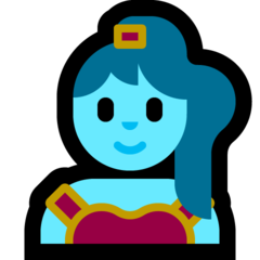 Emoji Jin Wanita Microsoft