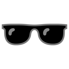 Emoji Kacamata Hitam Google