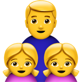 Emoji Keluarga Pria Anak Perempuan Anak Perempuan Apple