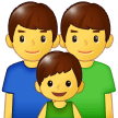 Emoji Keluarga Pria Pria Anak Lelaki Samsung