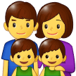 Emoji Keluarga Pria Wanita Anak Lelaki Anak Lelaki Samsung