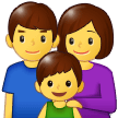 Emoji Keluarga Pria Wanita Anak Lelaki Samsung