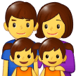Emoji Keluarga Pria Wanita Anak Perempuan Anak Perempuan Samsung
