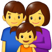 Emoji Keluarga Pria Wanita Anak Perempuan Samsung