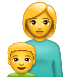 Emoji Keluarga Wanita Anak Lelaki WhatsApp
