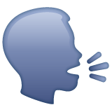 Emoji Kepala Berbicara WhatsApp
