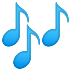 Emoji Notasi Musik Berganda Google