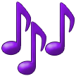Emoji Notasi Musik Berganda Samsung