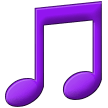 Emoji Notasi Musik Samsung