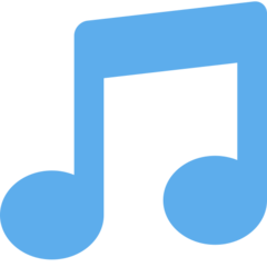 Emoji Notasi Musik Twitter