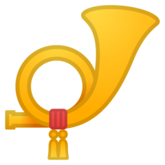 Emoji Postal Horn Google