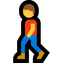 Emoji Pria Berjalan Microsoft