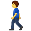 Emoji Pria Berjalan Samsung