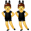 Emoji Pria dengan Telinga Kelinci Samsung