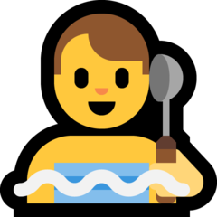 Emoji Pria di Sauna Microsoft