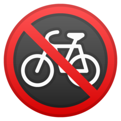 Emoji Sepeda Dilarang Google