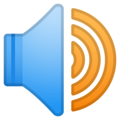 Emoji Speaker Suara Tinggi Google