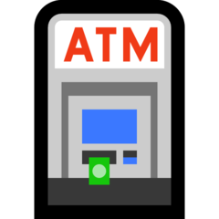 Emoji Tanda ATM Microsoft