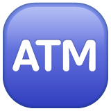 Emoji Tanda ATM WhatsApp