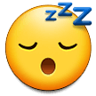 Emoji Wajah Tertidur Samsung