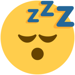 Emoji Wajah Tertidur Twitter