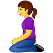 Emoji Wanita Berlutut Samsung