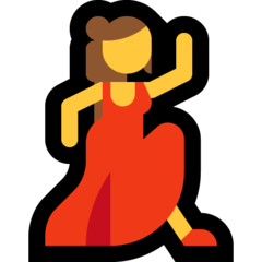 Emoji Wanita Menari Microsoft