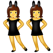 Emoji Wanita dengan Telinga Kelinci Samsung