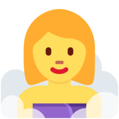 Emoji Wanita di Sauna Twitter