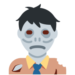 Emoji Zombie Pria Twitter