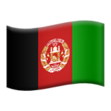 Emoji Bendera Afghanistan Apple