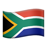 Emoji Bendera Afrika Selatan Apple