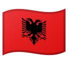 Emoji Bendera Albania Google