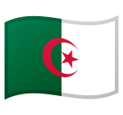 Emoji Bendera Aljazair Google