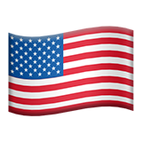 Emoji Bendera Amerika Serikat Apple