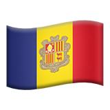 Emoji Bendera Andorra Apple