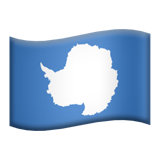 Emoji Bendera Antartika Apple