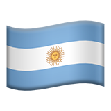 Emoji Bendera Argentina Apple