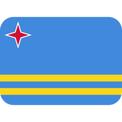 Emoji Bendera Aruba Twitter