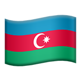 Emoji Bendera Azerbaijan Apple
