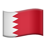 Emoji Bendera Bahrain Apple
