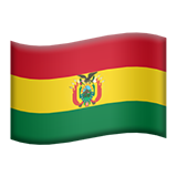 Emoji Bendera Bolivia Apple