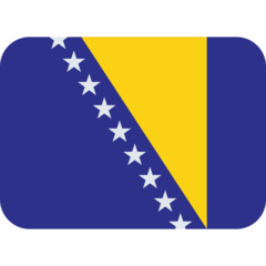Emoji Bendera Bosnia & Herzegovina Twitter