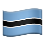 Emoji Bendera Botswana Apple