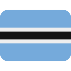 Emoji Bendera Botswana Twitter