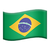 Emoji Bendera Brasil Apple