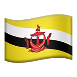 Emoji Bendera Brunei Apple
